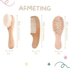 Baby Borstel - Baby Haarborstel - Baby Verzorging Set - Baby Borstel En Kam - Houten Baby Kam - Haarborstel Set - Babyshower Gift- Baby Verzorgingsproducten - Baby Kam - Kraamcadeau -Babyproducten Winkel 1200x1153 2