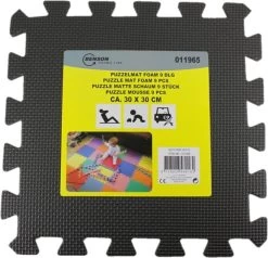 Benson 9 Stuks Zwarte Puzzel Vloertegels Foam 30 X 30 Cm - Puzzel Speelmat - Baby/peuter Speelgoed Matten -Babyproducten Winkel 1200x1158 1