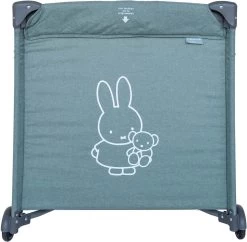 Prénatal Luxe Campingbedje Met Bodemmatras - Inclusief Draagtas - Inklapbaar Baby Campingbed - Met Wieltjes En Kruipluik - 120 X 60 Cm - Groen Melange / Nijntje -Babyproducten Winkel 1200x1174 2