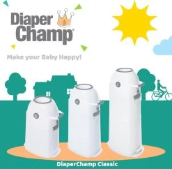 Luieremmer Large Zilver - Groot - Zonder Navulling - Geschikt Voor Pampers En Huggies - Stoma -Babyproducten Winkel 1200x1178 2