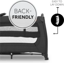 Hauck Play N Relax Center Campingbedje - Zwart -Babyproducten Winkel 1200x1181 6