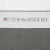 Meyco Love You To The Moon & Back Wieglaken - Grey - 75x100cm