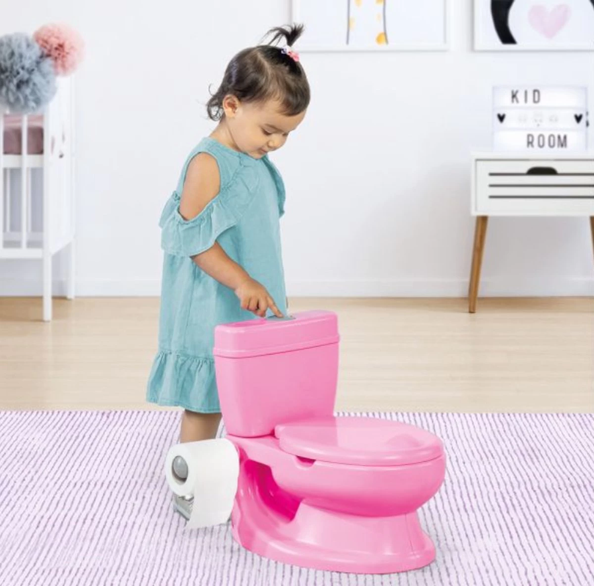 WC Potje - Babystartup - Pink - Potty – WC Potje Baby – WC Potje Peuter Met Geluid – Potty Training – Potty Training Seat - WC Potje Kind – WC Potje Peuter Jongens – Zindelijkheid 4 WC Potje - Babystartup - Pink - Potty – WC Potje Baby – WC Potje Peuter Met Geluid – Potty Training – Potty Training Seat - WC Potje Kind – WC Potje Peuter Jongens – Zindelijkheid - Afbeelding 4