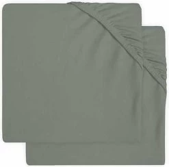 Jollein Baby Hoeslaken Ledikant Jersey 60x120cm - Ash Green - 2 Stuks -Babyproducten Winkel 1200x1186 3