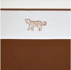 Meyco Ledikant Laken Cheetah Animal - 100x150cm - Camel -Babyproducten Winkel 1200x1187