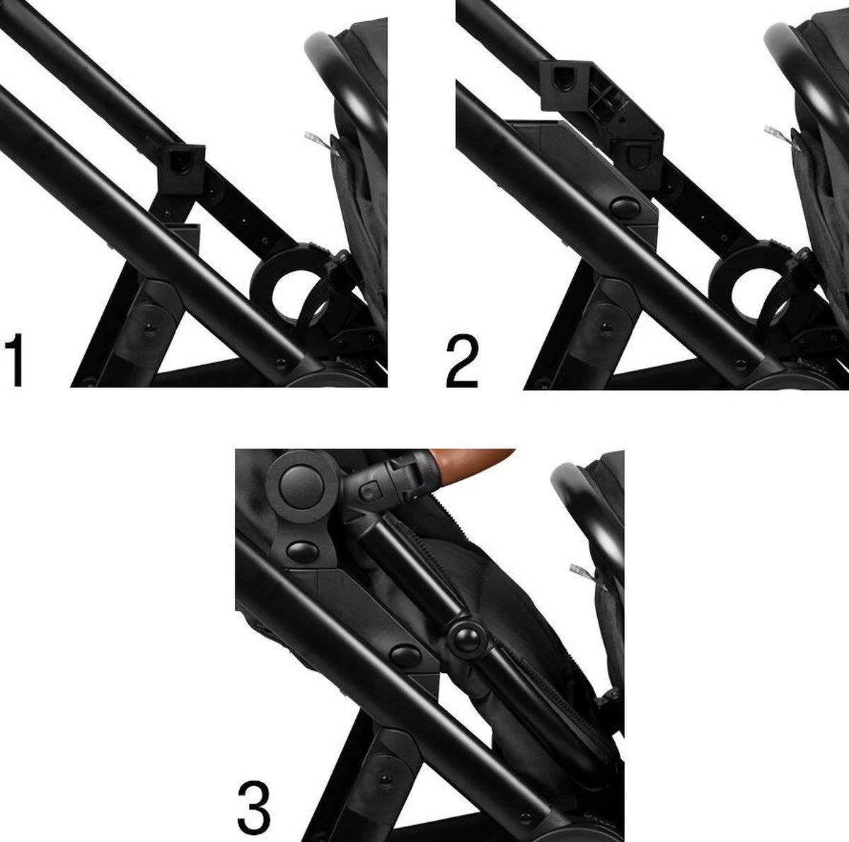 Baninni Duo Kinderwagen Luiz Grijs 20 Baninni Duo Kinderwagen Luiz Grijs - Afbeelding 20