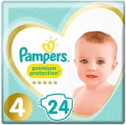 Pampers® Pampers Premium Protection - Maat 4 (Maxi) 9-14 Kg - 24 Stuks - Luiers -Babyproducten Winkel 1200x1192