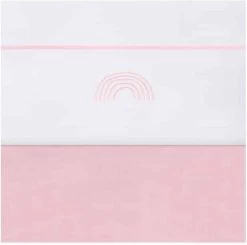 Jollein Baby Laken Wieg 75x100cm Rainbow - Blush Pink -Babyproducten Winkel 1200x1192 5