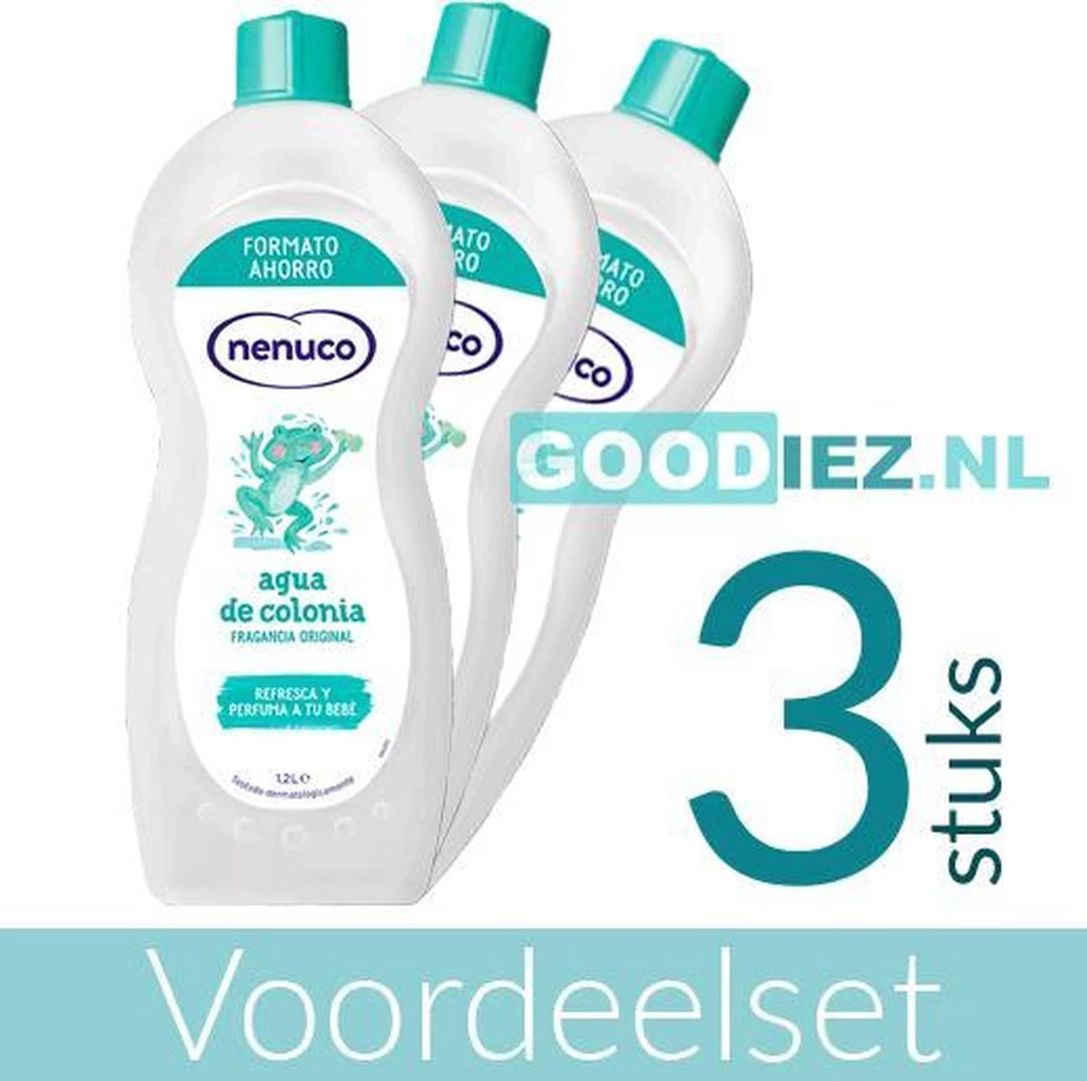 Nenuco Agua De Colonia Baby Haarlotion - 3x 600ml - Voordeelverpakking 1 Nenuco Agua De Colonia Baby Haarlotion - 3x 600ml - Voordeelverpakking