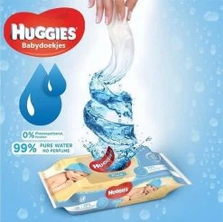 Huggies - Pure - Billendoekjes - 1120 Babydoekjes - 20 X 56 -Babyproducten Winkel 1200x1195 1