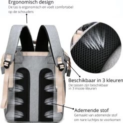 Luiertas - Babyrugtas - Luiertas Met Isoleervak - Luiertas Rugzak - Luiertas Verzorgingstas - Luiertas Blauw -Babyproducten Winkel 1200x1196 7