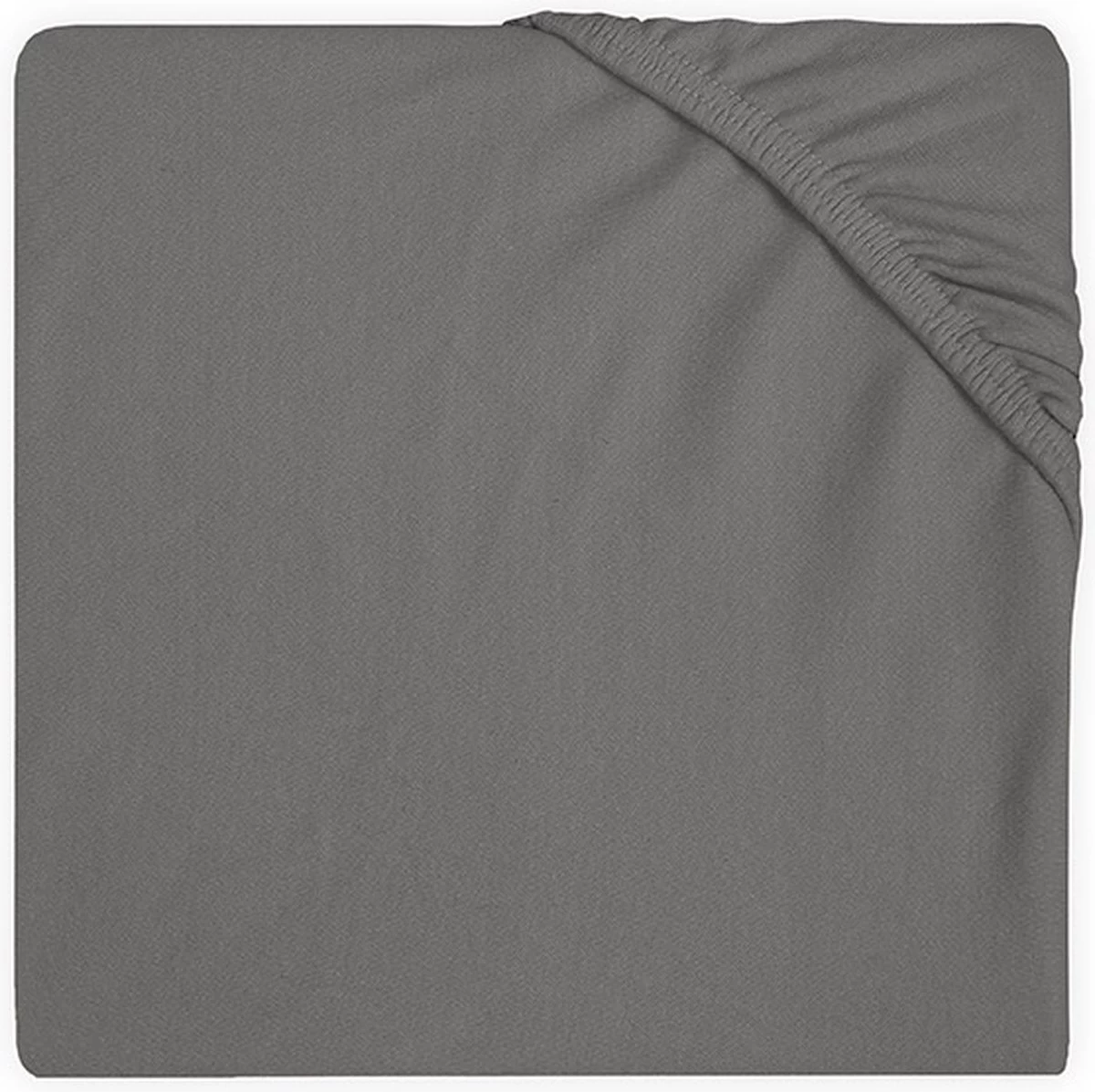 Jollein Baby Hoeslaken Ledikant Jersey 60x120cm - Storm Grey 1 Jollein Baby Hoeslaken Ledikant Jersey 60x120cm - Storm Grey