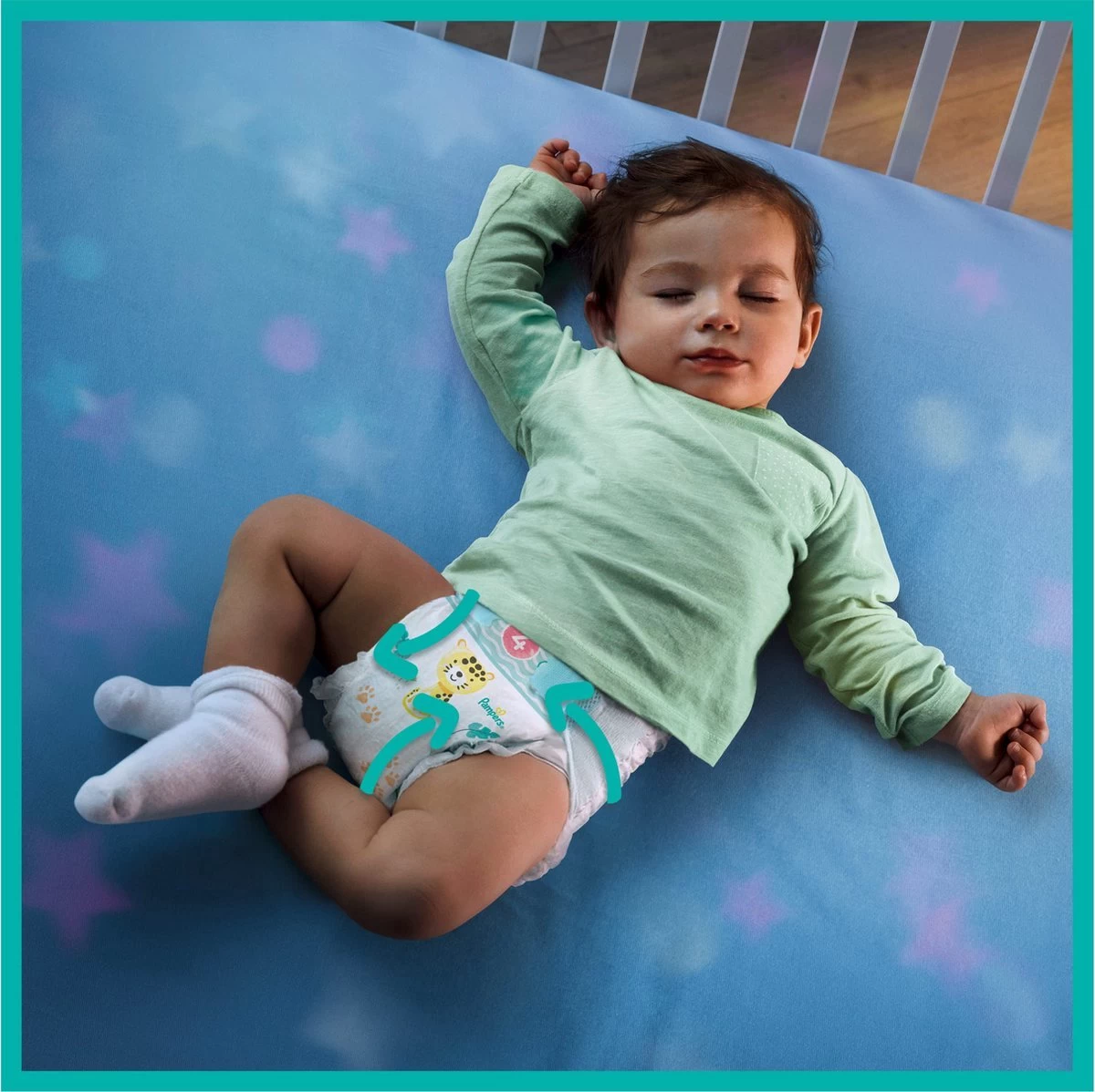 Pampers® Pampers Baby-Dry Luiers - Maat 7 (+15 Kg) - 124 Stuks - Maandbox 6 Pampers® Pampers Baby-Dry Luiers - Maat 7 (+15 Kg) - 124 Stuks - Maandbox - Afbeelding 6