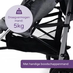 Prénatal Luxe Buggy – Kinderwagen Met Boodschappenmand En Zonneklep - Verstelbare Wandelwagen – Inklapbaar Met 1 Hand - Plooibuggy Grijs -Babyproducten Winkel 1200x1200 1015