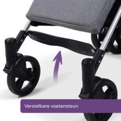 Prénatal Luxe Buggy – Kinderwagen Met Boodschappenmand En Zonneklep - Verstelbare Wandelwagen – Inklapbaar Met 1 Hand - Plooibuggy Grijs -Babyproducten Winkel 1200x1200 1018