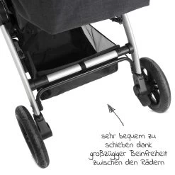 Hauck UpTown Buggy - Met één Hand Opvouwbaar - Zwart -Babyproducten Winkel 1200x1200 1041