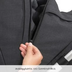 Hauck UpTown Buggy - Met één Hand Opvouwbaar - Zwart -Babyproducten Winkel 1200x1200 1044