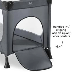 Hauck Dream N Play Plus Campingbedje Set - Met Matras En Muggennet - Grijs -Babyproducten Winkel 1200x1200 1060