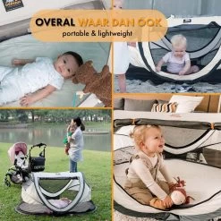 Deryan Peuter Luxe Campingbedje – Inclusief Zelfopblaasbare Matras - Cream -Babyproducten Winkel 1200x1200 1063