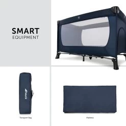 Hauck Dream N Play Plus Campingbedje - Navy 21 Hauck Dream N Play Plus Campingbedje - Navy -Babyproducten Winkel 1200x1200 1069