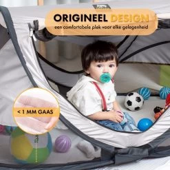 Deryan Peuter Luxe Campingbedje – Inclusief Zelfopblaasbare Matras - Silver -Babyproducten Winkel 1200x1200 1088