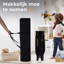 Deryan Believer Campingbedje - 120x60cm - Zwart -Babyproducten Winkel 1200x1200 1113