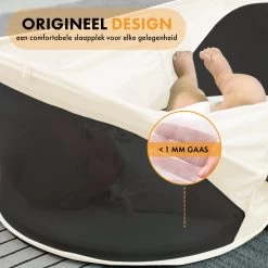 Deryan Infant Deluxe BabyBox Campingbedje - Cream + Inclusief Matras En Klamboe -Babyproducten Winkel 1200x1200 1114