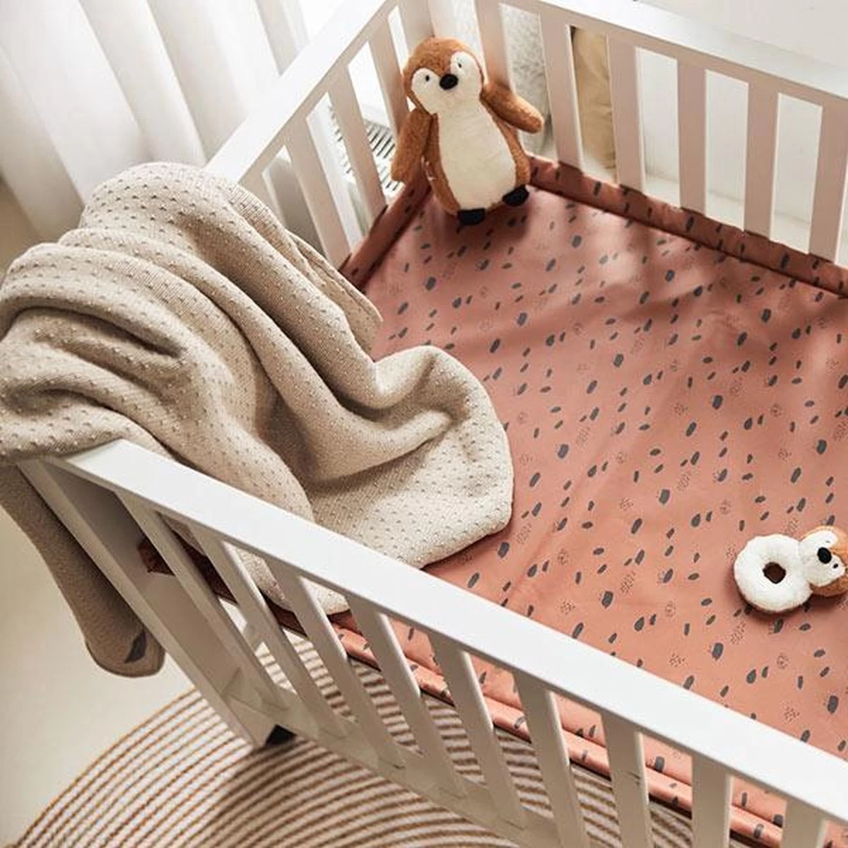 Jollein Baby Deken Ledikant 100x150cm Bliss Knit - Nougat 13 Jollein Baby Deken Ledikant 100x150cm Bliss Knit - Nougat - Afbeelding 13