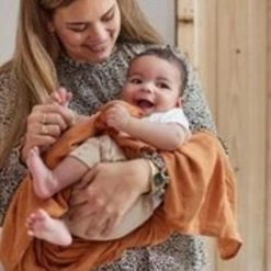 Jollein Baby Deken Wieg 75x100cm Basic Knit - Caramel -Babyproducten Winkel 1200x1200 1172