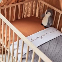 Jollein Baby Laken Wieg 75x100cm Love You - Caramel -Babyproducten Winkel 1200x1200 1184