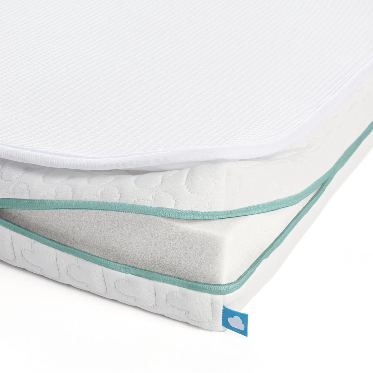 AeroSleep® ECOlution Pack 2-in-1 : Matras + 3D Matrasbeschermer - Bed - 150 X 70 Cm 5 AeroSleep® ECOlution Pack 2-in-1 : Matras + 3D Matrasbeschermer - Bed - 150 X 70 Cm - Afbeelding 5