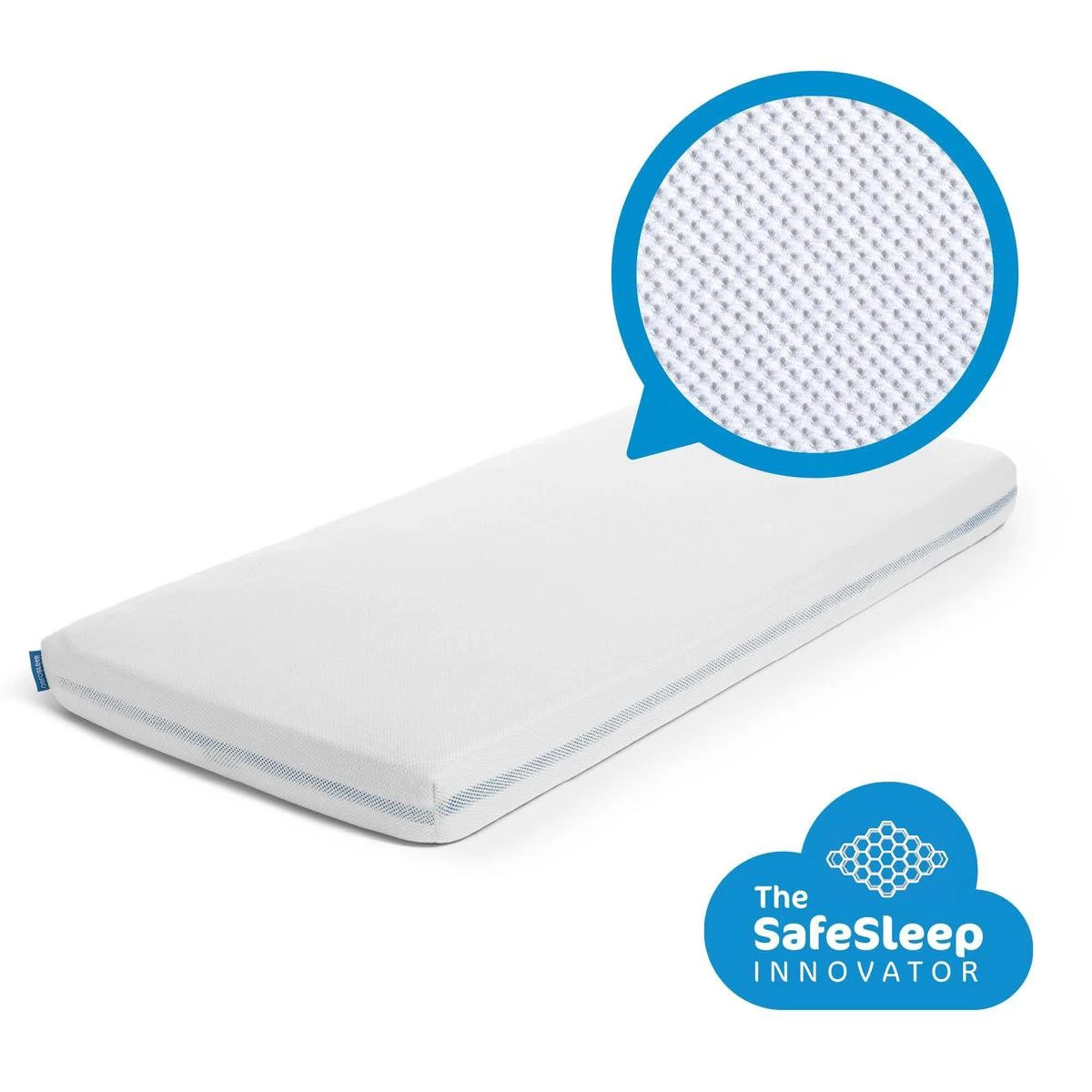 AeroSleep® Hoeslaken - Wieg - 83 X 50 Cm - Wit 2 AeroSleep® Hoeslaken - Wieg - 83 X 50 Cm - Wit - Afbeelding 2