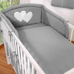 My Sweet Baby Hoofdbeschermer Two Hearts Antraciet