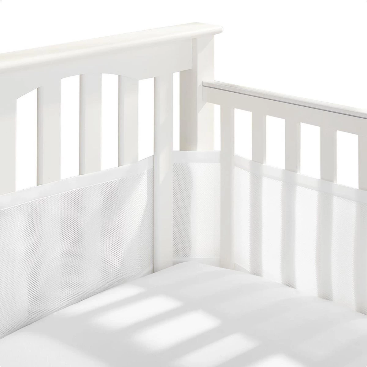 Buxibo - Baby Bed Omrander - Bedbumper - Hoofdbeschermer - Set Van 2 - 340x30cm & 160x30cm 1 Buxibo - Baby Bed Omrander - Bedbumper - Hoofdbeschermer - Set Van 2 - 340x30cm & 160x30cm