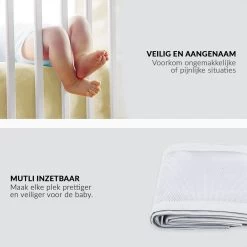 Buxibo - Baby Bed Omrander - Bedbumper - Hoofdbeschermer - Set Van 2 - 340x30cm & 160x30cm 21 Buxibo - Baby Bed Omrander - Bedbumper - Hoofdbeschermer - Set Van 2 - 340x30cm & 160x30cm -Babyproducten Winkel 1200x1200 1277