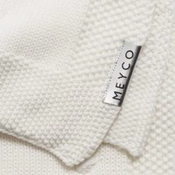 Meyco Knots Wiegdeken - 75x100 Cm - Offwhite -Babyproducten Winkel 1200x1200 1336
