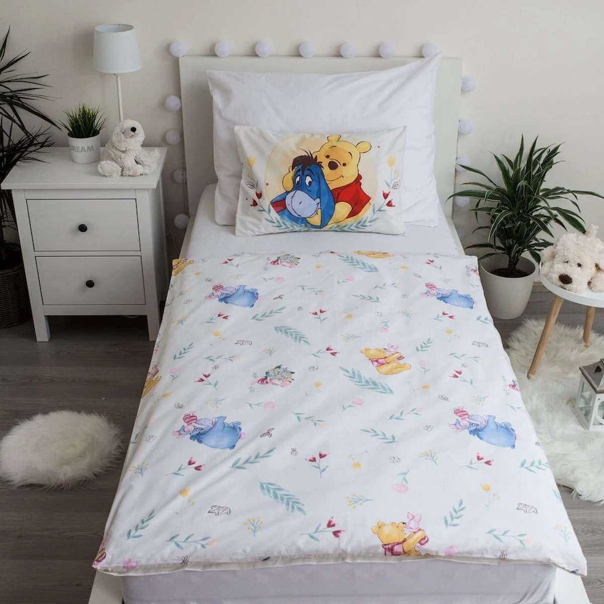 Disney Winnie The Pooh BABY Dekbedovertrek Knuffel - 135 X 100 Cm - Katoen 4 Disney Winnie The Pooh BABY Dekbedovertrek Knuffel - 135 X 100 Cm - Katoen - Afbeelding 4