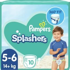 Pampers® Pampers Splashers Wegwerpbare Zwemluiers - Maat 5-6 (14+ Kg) - 30 Stuks - Voordeelverpakking -Babyproducten Winkel 1200x1200 166