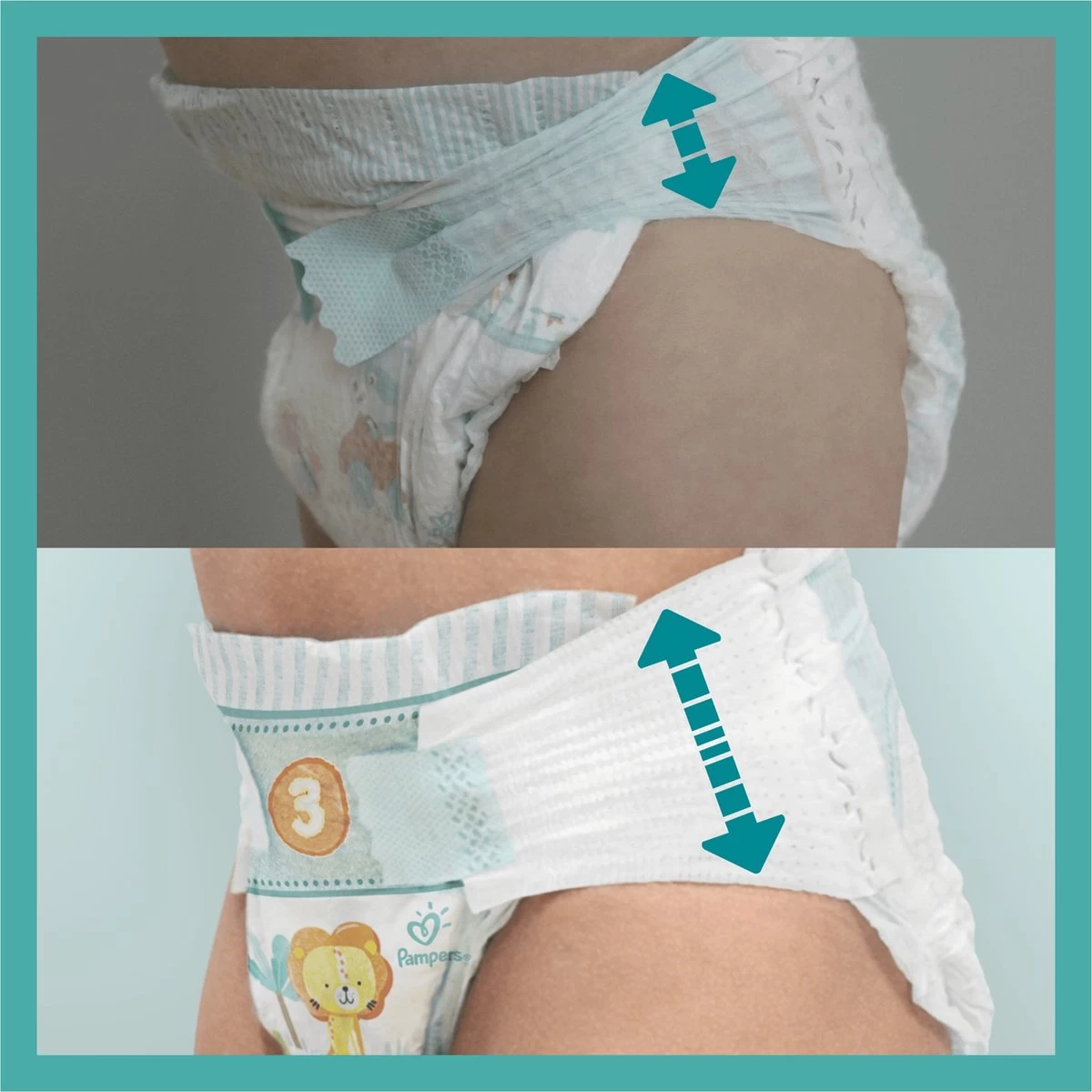 Pampers® Pampers Baby Dry Maat 2 - 37 Luiers 14 Pampers® Pampers Baby Dry Maat 2 - 37 Luiers - Afbeelding 14