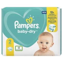 Pampers® Pampers Baby-Dry - Maat 2 (4-8kg) - 34 Luiers -Babyproducten Winkel 1200x1200 257