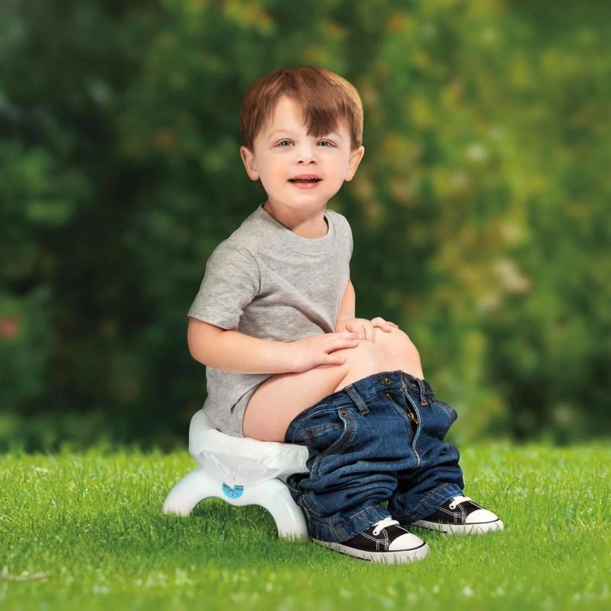 Oxo Tot 2-in-1 Plaspotje - Reispotje - WC Verkleiner - Teal 4 Oxo Tot 2-in-1 Plaspotje - Reispotje - WC Verkleiner - Teal - Afbeelding 4