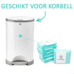 Pure Sensation® Luieremmer Navulling - 5 Stuks - Geschikt Voor Korbell - Inclusief Extra Luier Etui - Navullingen 15/16 Liter - Luieremmer Zakken - Luieremmernavullingen - Luieremmers - Korbell Luieremmer – Luierzakjes Wegwerp - Korbell Navulling 15 Pure Sensation® Luieremmer Navulling - 5 Stuks - Geschikt Voor Korbell - Inclusief Extra Luier Etui - Navullingen 15/16 Liter - Luieremmer Zakken - Luieremmernavullingen - Luieremmers - Korbell Luieremmer – Luierzakjes Wegwerp - Korbell Navulling -Babyproducten Winkel 1200x1200 326