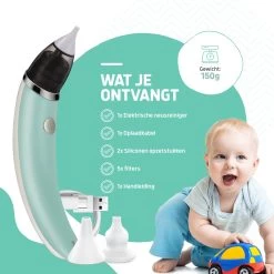 Hoy En Dia® Neusreiniger Baby Snoetenpoetsers - Neuspeer Met USB - Elektrische Neuszuiger - Toetenvegers 14 Hoy En Dia® Neusreiniger Baby Snoetenpoetsers - Neuspeer Met USB - Elektrische Neuszuiger - Toetenvegers -Babyproducten Winkel 1200x1200 382