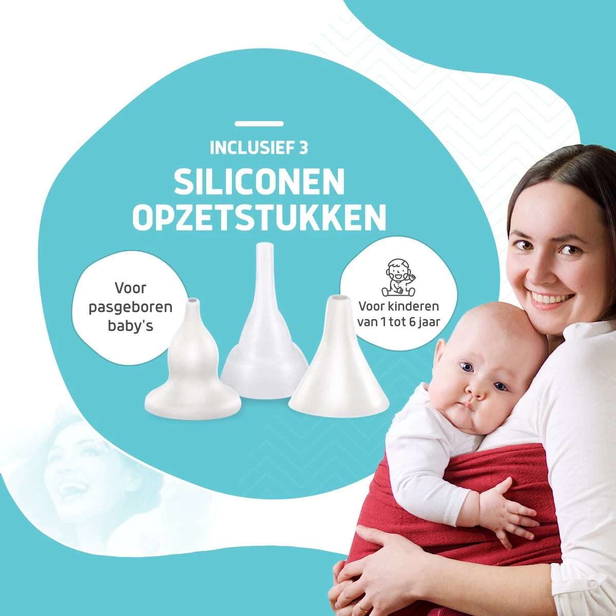 Hoy En Dia® Neusreiniger Baby Snoetenpoetsers - Neuspeer Met USB - Elektrische Neuszuiger En Oorreiniger 3 Hoy En Dia® Neusreiniger Baby Snoetenpoetsers - Neuspeer Met USB - Elektrische Neuszuiger En Oorreiniger - Afbeelding 3