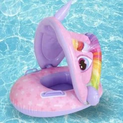 Eenhoorn - Kinderzwembad – Peuter Zwembad – Baby Zwembadje – Baby Zwembad Met Zonnescherm – Opblaasbaar – Vanaf 1 Jaar -Babyproducten Winkel 1200x1200 460