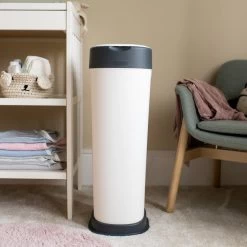 Tommee Tippee Twist & Click XL-luieremmer - Voor Maximaal 60 Luiers - Milieuvriendelijker Systeem - 1 Navulcassette - Duurzaam Geproduceerde Antibacteriële GREENFILM -Babyproducten Winkel 1200x1200 509