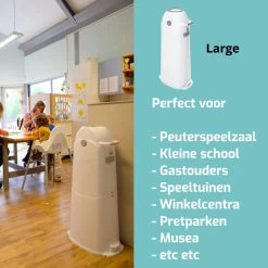 Luieremmer Large Zilver - Groot - Zonder Navulling - Geschikt Voor Pampers En Huggies - Stoma -Babyproducten Winkel 1200x1200 517