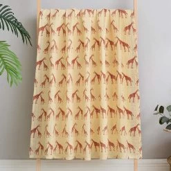 2 Stuks - Hydrofiele Doeken XL 120x120 Cm - Inbakerdoek Baby - Safari Giraf -Babyproducten Winkel 1200x1200 598