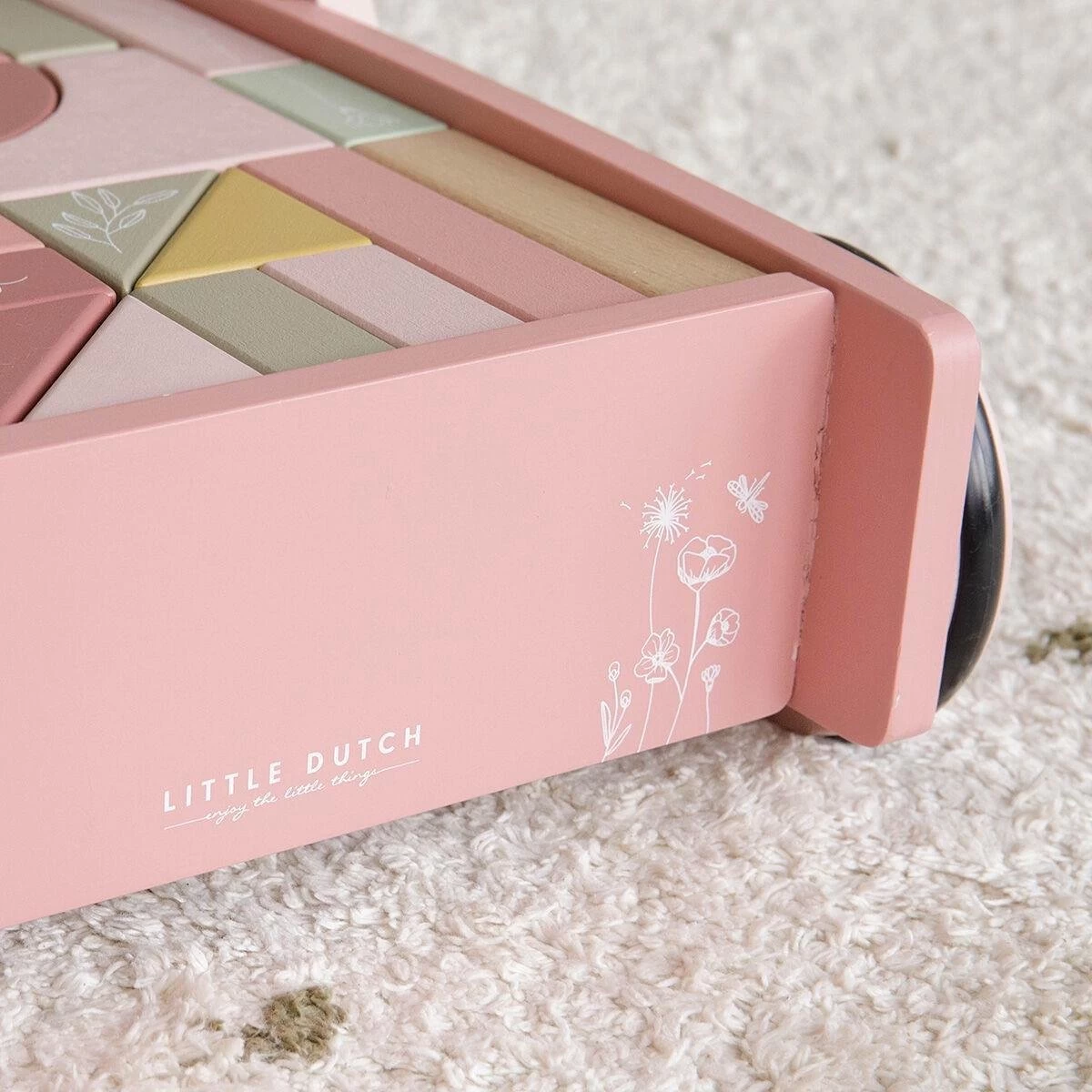 Little Dutch - Blokkenkar Wild Flowers 7 Little Dutch - Blokkenkar Wild Flowers - Afbeelding 7