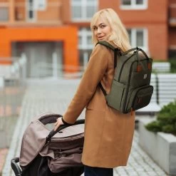 Brisby Slijtvaste Luiertas – Verzorgingstas – Met Buggymontage - Groen -Babyproducten Winkel 1200x1200 830